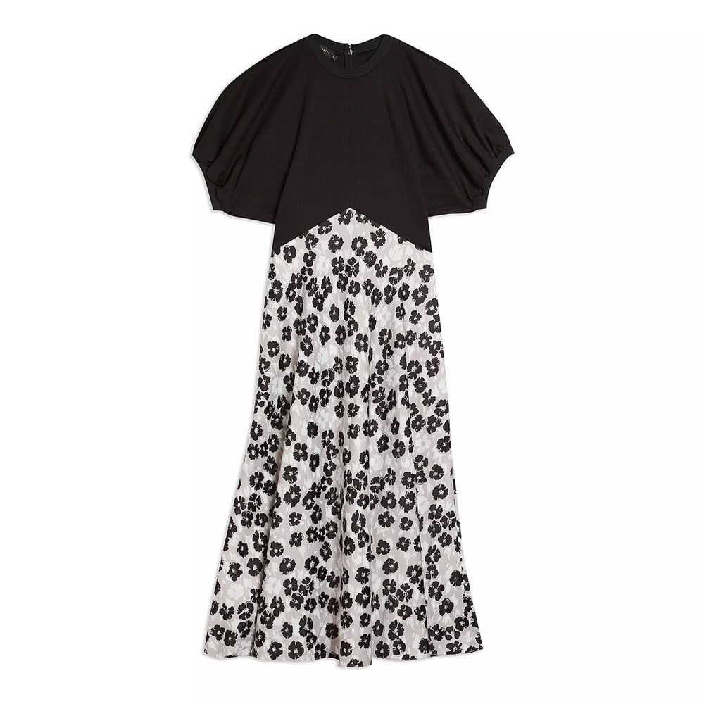 Ted Baker Ponte Knit Puff Sleeve Dress